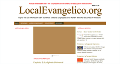 Desktop Screenshot of localevangelico.org